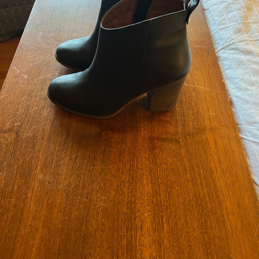BP Women's Sleek Black Ankle Booties